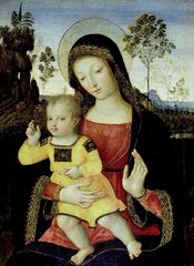 The Virgin and Child, by Bernardino Pintoricchio
