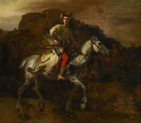 Rembrandt, The Polish Rider, 1655