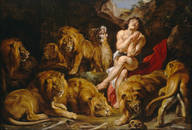 ملف:Sir Peter Paul Rubens - Daniel in the Lions' Den - Google Art Project.jpg