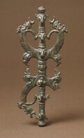 Luristan bronze finial in the form of the 'Master of Animals'