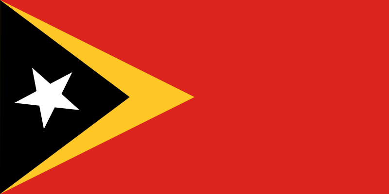 ملف:Flag of East Timor.svg