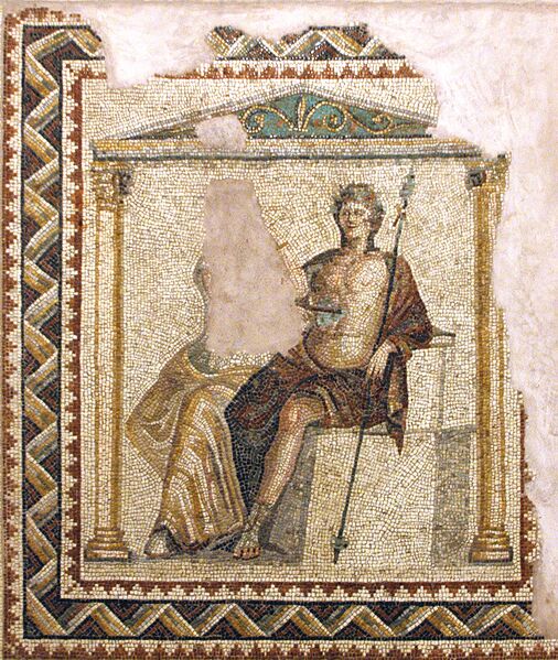 ملف:Gaziantep Zeugma Museum Dionysos and Ariadne mosaic 4112.jpg