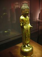 Korea-United Silla-Gilt bronze standing Buddha-01.jpg