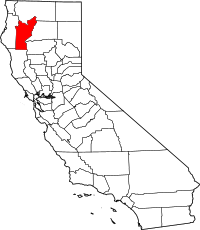 Location in the state of California