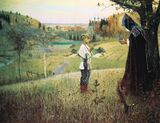 Mikhail Nesterov, The Vision of the Youth Bartholomew, 1890