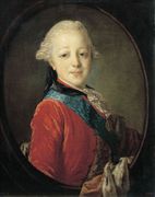 Pavel Petrovich as a Child (1761), by Fedor Rokotov