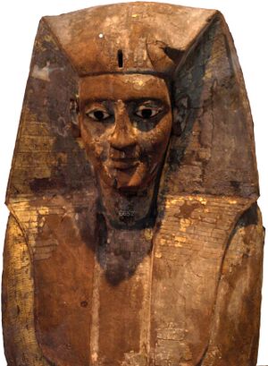 Nebkheperre Intef's wooden Rishi coffin in the British Museum
