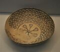 Painted bowl, Late Halaf (5600ح. 5600–5200 BC), Tell Arpachiyah, Iraq. British Museum.