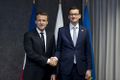 Morawiecki with Emmanuel Macron, Brussels 2017