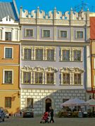 7. Example of the merchant architecture: Konopnica's tenement house in لوبلن, 1575.