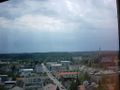 The city of Mikkeli as seen from the observation tower on Naisvuori Hill