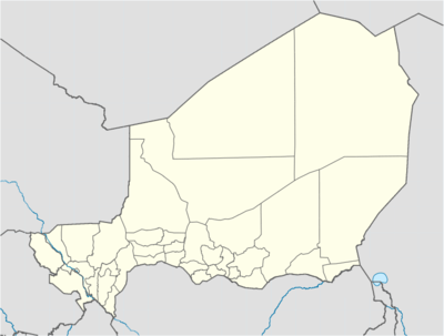 Location map Niger