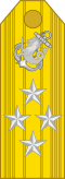 Philippine Navy admiral's shoulder rank badge.