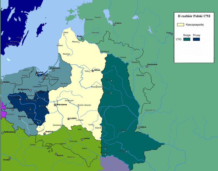ملف:Second Partition of Poland 1793.PNG