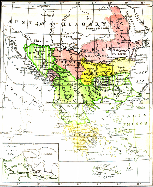 ملف:The ottoman empire and its successors (1923) - treaty of berlin.png