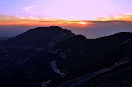 منظر من طريق جبل جيس