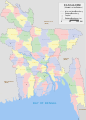 خريطة بنگلادش