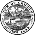 Seal of the Town of Chicopee (1848–1890)
