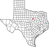 State map highlighting Somervell County
