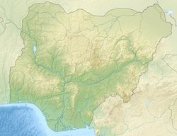 Location map/data/Nigeria/شرح is located in نيجيريا