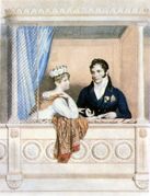 Princess Charlotte Augusta of Wales and Leopold I. 1817.