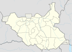 بنتيو is located in جنوب السودان