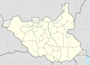 مريدي is located in جنوب السودان