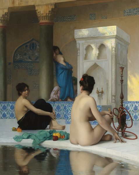 ملف:Jean-Léon Gérôme - After the Bath.jpg