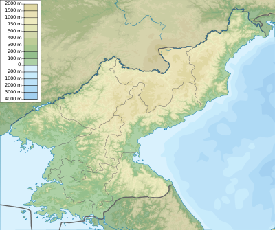 North Korea physical map.svg