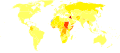 Disability-adjusted life year (DALY) rates for same cause.