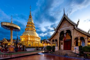 Wat Phra That Hariphunchai, Lamphun.