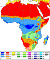 خريطة كوپن لأفريقيا.