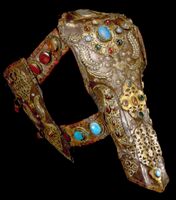 Chamfron (for a horse's face) with cheek-pieces. Ottoman Turkey or Egypt, 18th century