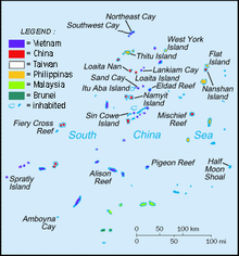 خريطة جزر سپراتلي