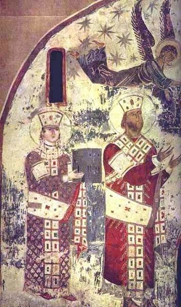 ملف:Vardzia Chapel fresco.jpg