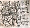 The Japanese quarter in Ayutthaya is indicated at the bottom center ("Japonois") of the map, 1691.