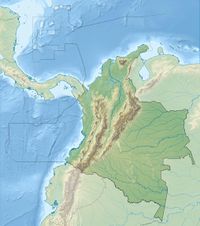 Location map/data/Colombia is located in كولومبيا