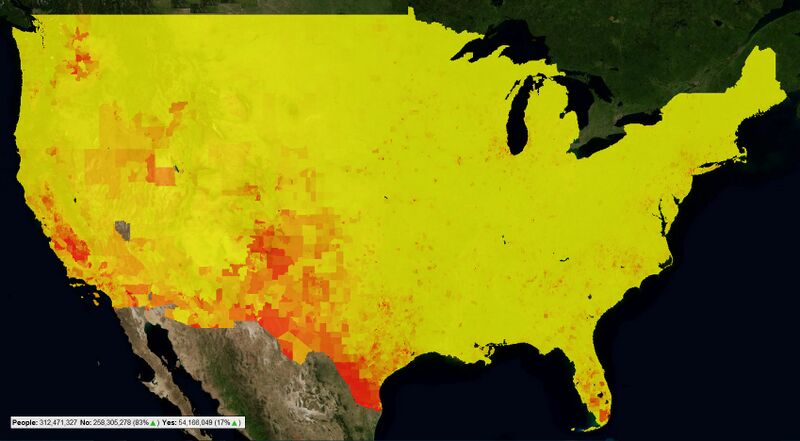 ملف:CensusViewer US 2010 Census Latino Population as Heatmap by Census Tract.jpg
