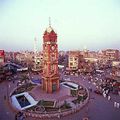 Faisalabad Clock Tower, built during the British Raj