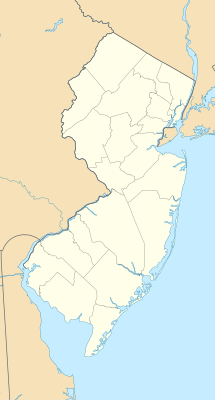 Location map USA New Jersey