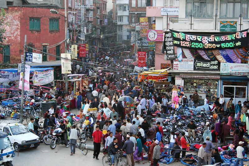 ملف:Kathmandu street.jpg