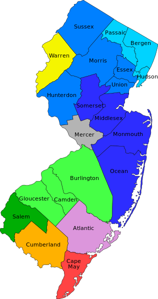 ملف:New Jersey Counties by metro area labeled.svg