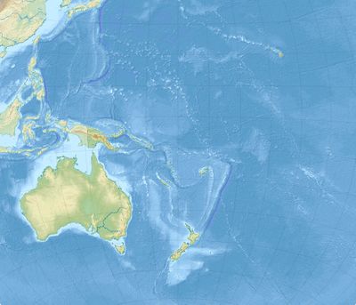 Location map Oceania