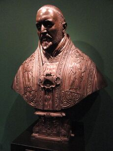 Pope Paul V Borghese by Gian Lorenzo Bernini, 1621-1622 - Ny Carlsberg Glyptotek - Copenhagen - DSC09342.JPG