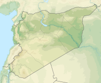 Map of Syria Showing Location of Sarabion