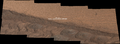 "Pahrump Hills" sand - Curiosity's tracks (November 7, 2014).