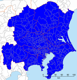 موقع Greater Tokyo Area