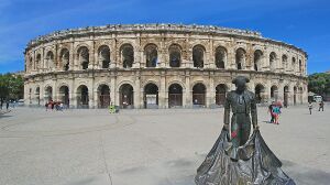 Nîmes arena is popularly used for concerts and also bull related activities