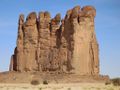 أبراج من الصخر الرملي في إنـّدي بشمال شرق تشاد.