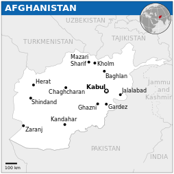 ملف:Afghanistan - Location Map (2013) - AFG - UNOCHA.svg